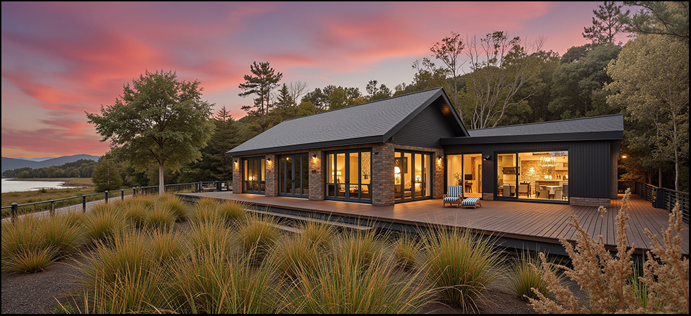 3D render-beach house