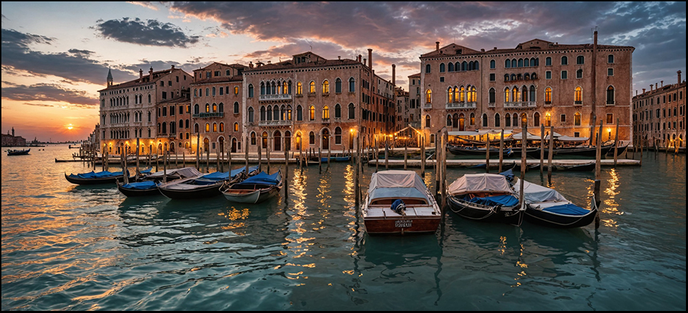 AI_Phot-realistic Rendering-waterfron in Venice
