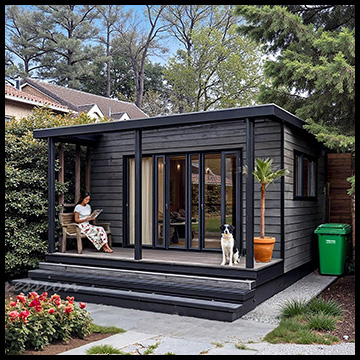 <12M² DETACHED SLEEPOUT / OFFICE  PLANS